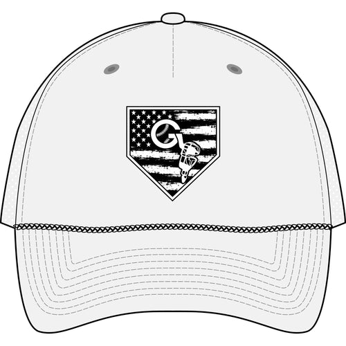 American Flag Golf Trucker Cap